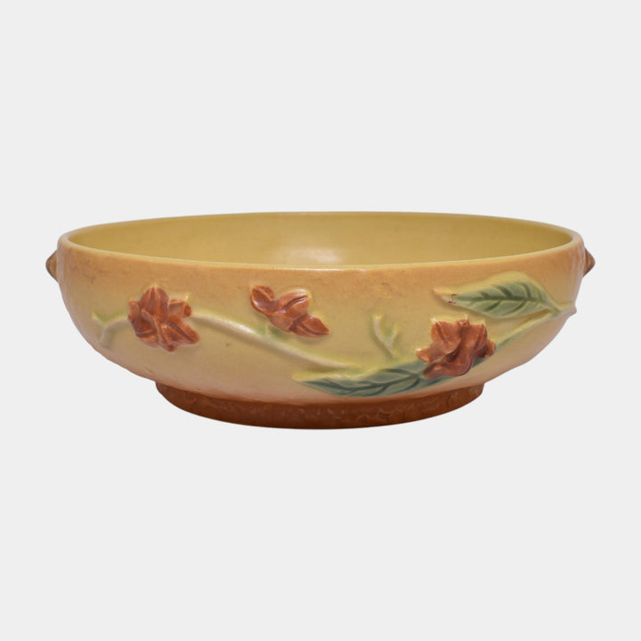 Roseville Bittersweet Yellow 1951 Vintage Art Pottery Ceramic Bowl 826-6