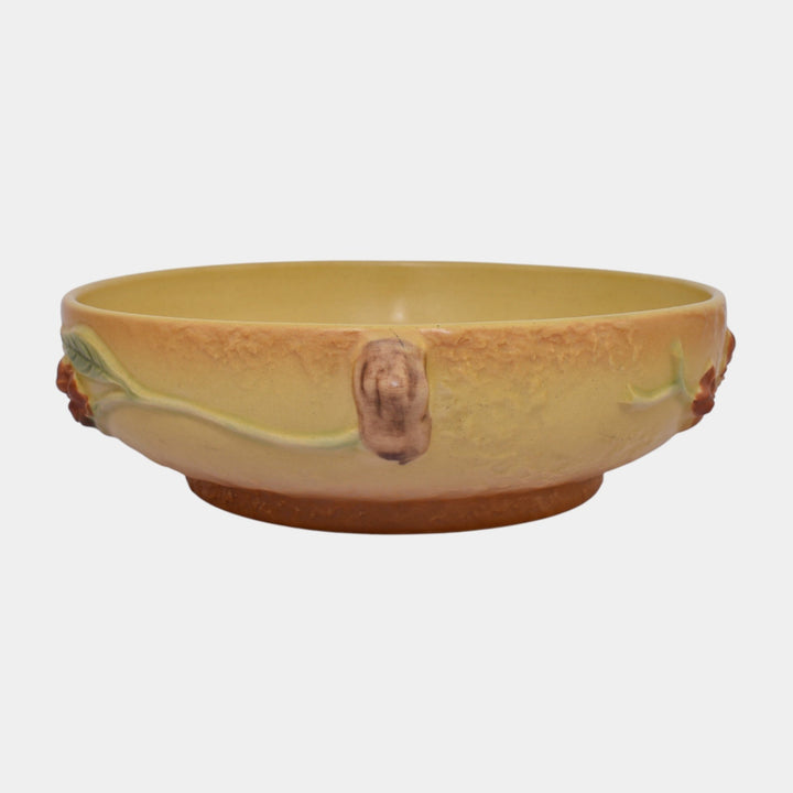 Roseville Bittersweet Yellow 1951 Vintage Art Pottery Ceramic Bowl 826-6