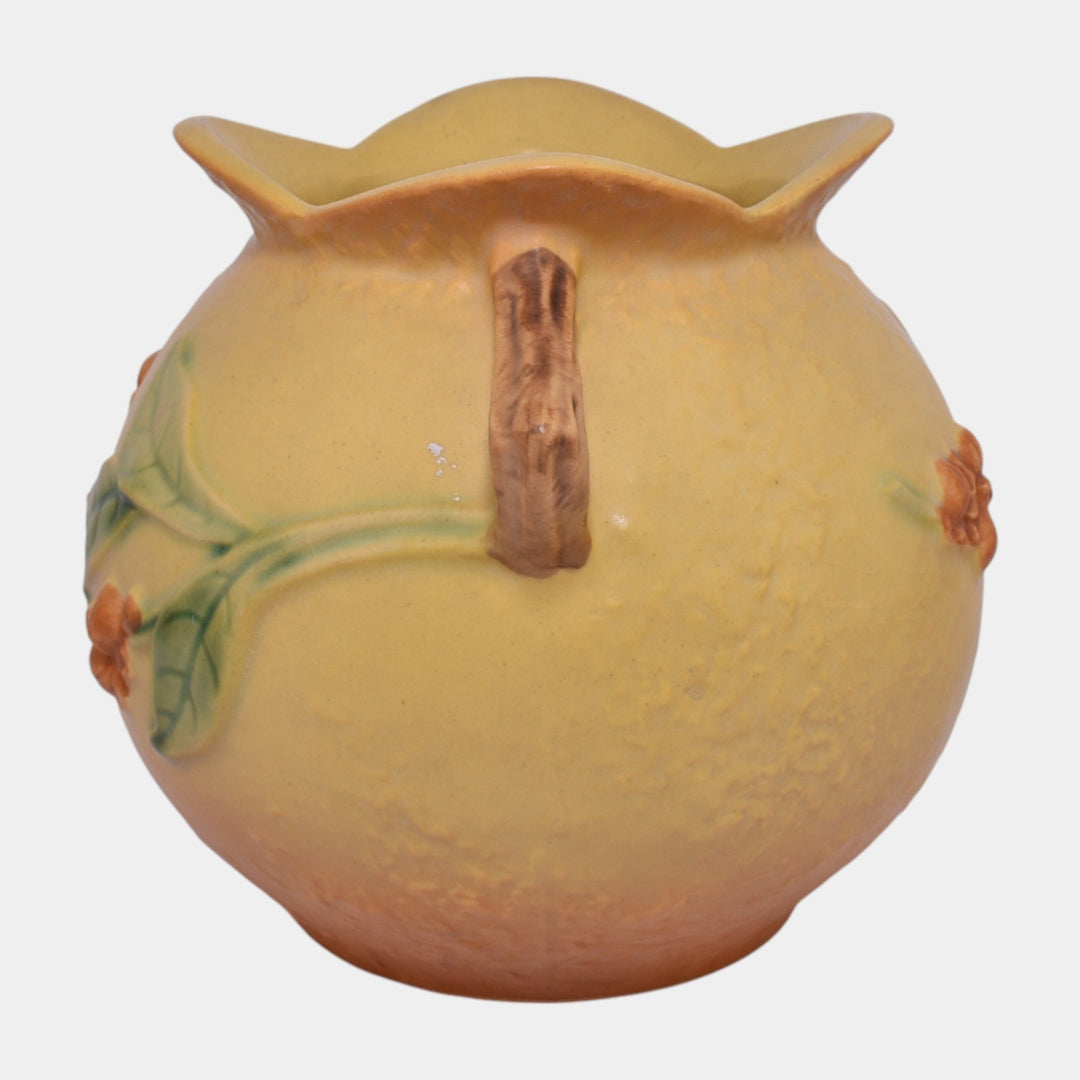 Roseville Bittersweet Yellow 1951 Vintage Mid Century Modern Pottery Vase 841-5