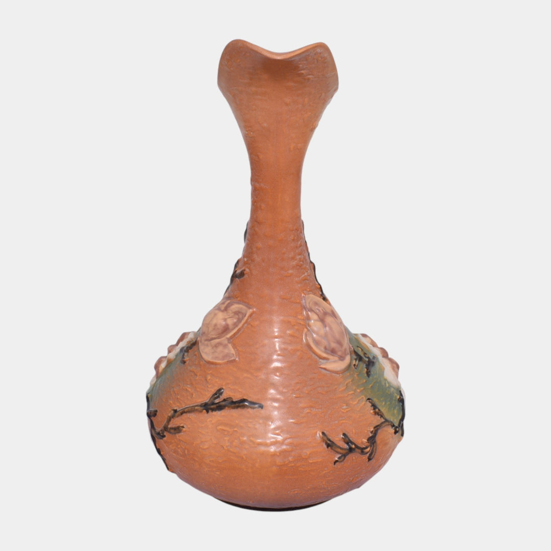 Roseville Magnolia Brown 1943 Vintage Art Pottery Ceramic Ewer 15-15