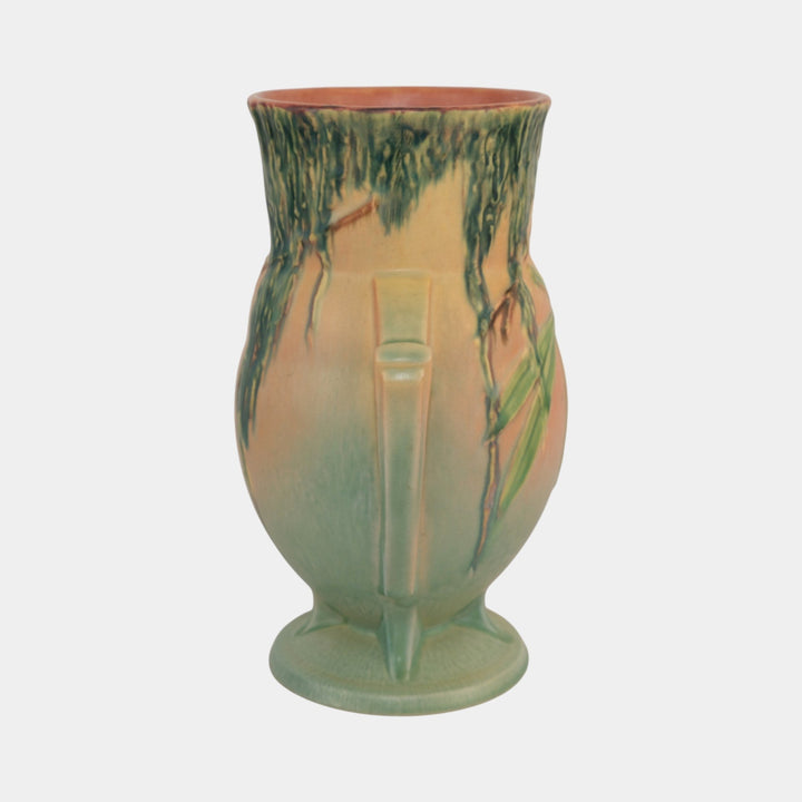Roseville Moss Pink 1936 Vintage Art Deco Pottery Vase 783-9