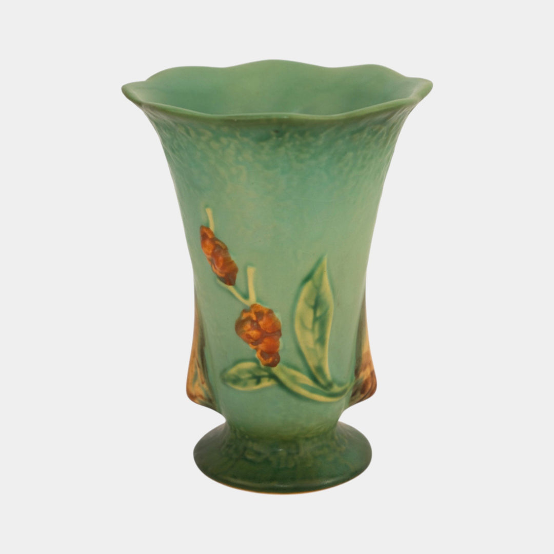 Roseville Bittersweet Green 1951 Vintage Art Pottery Ceramic Vase 882-6