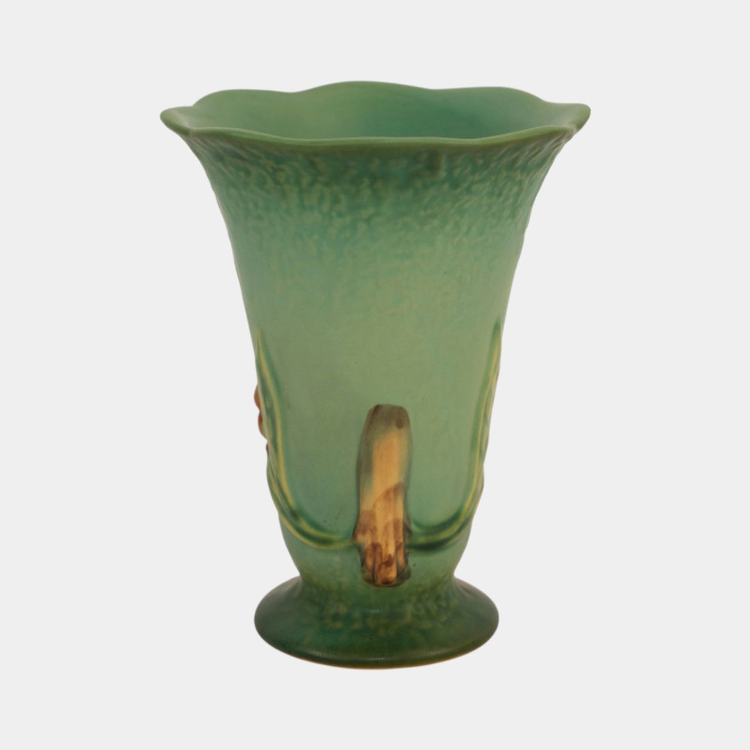 Roseville Bittersweet Green 1951 Vintage Art Pottery Ceramic Vase 882-6