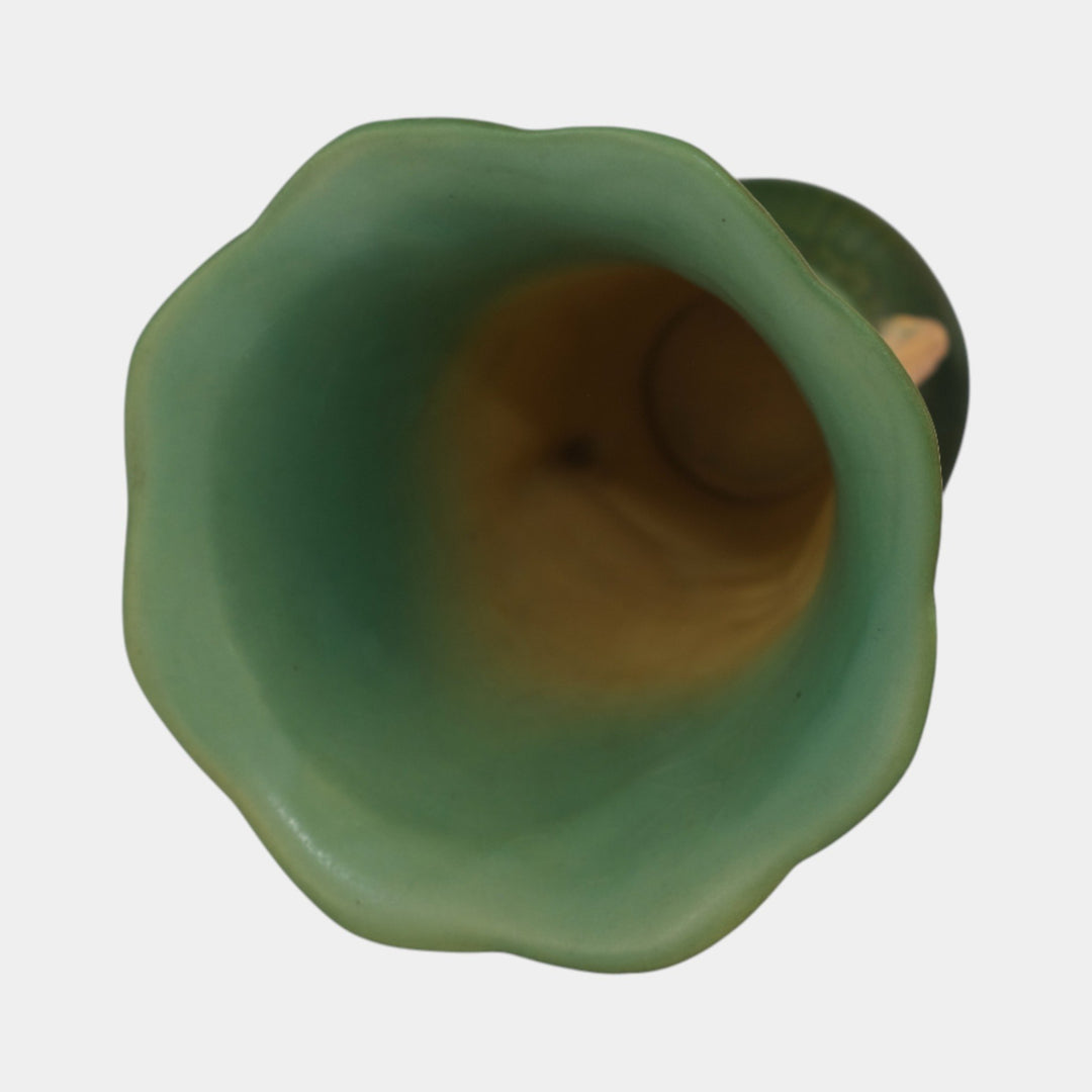 Roseville Bittersweet Green 1951 Vintage Art Pottery Ceramic Vase 882-6