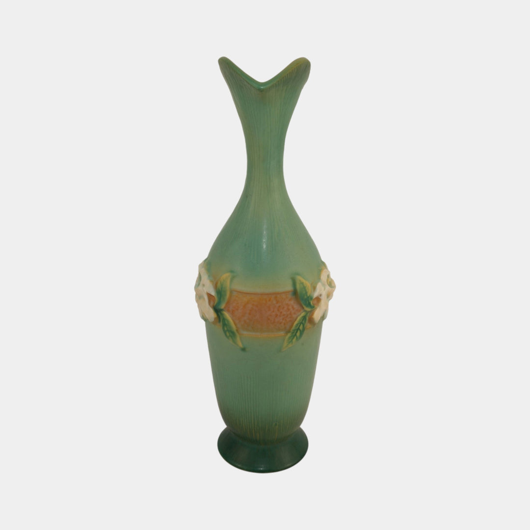 Roseville Gardenia Green 1950 Vintage Art Pottery Ceramic Ewer 618-15