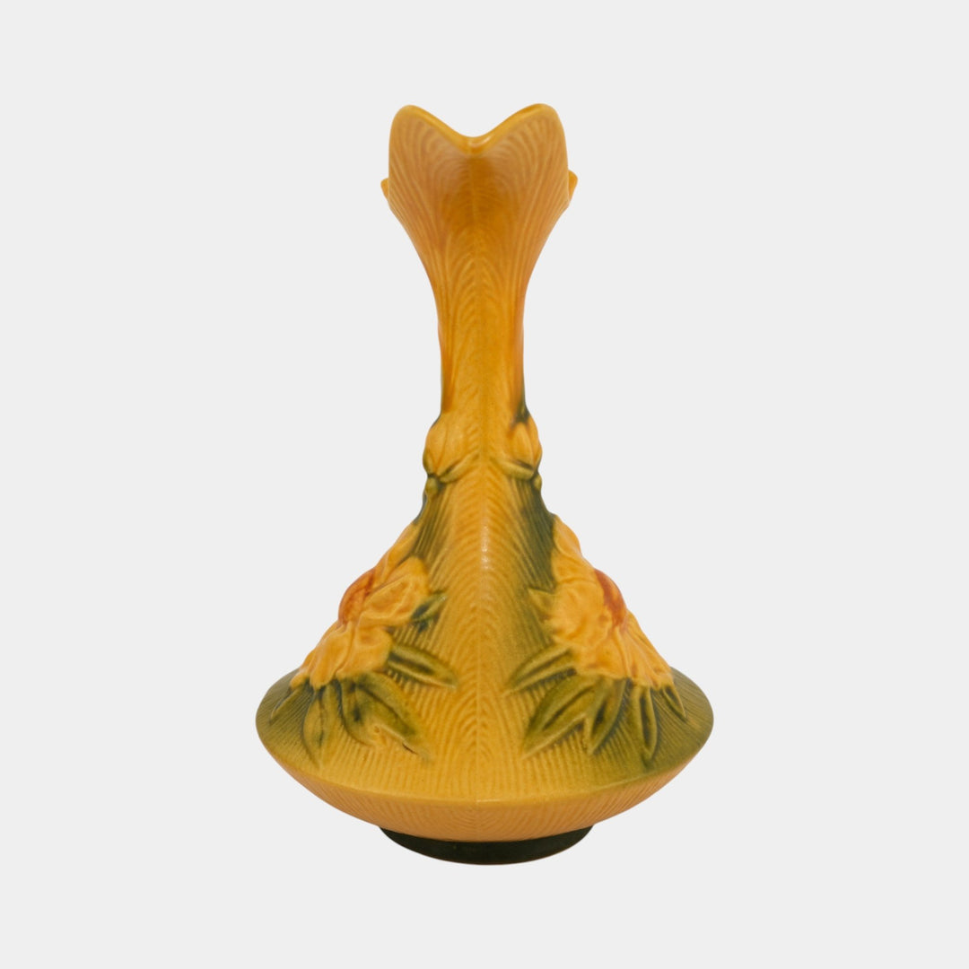 Roseville Peony Yellow 1942 Vintage Art Pottery Ceramic Ewer 8-10
