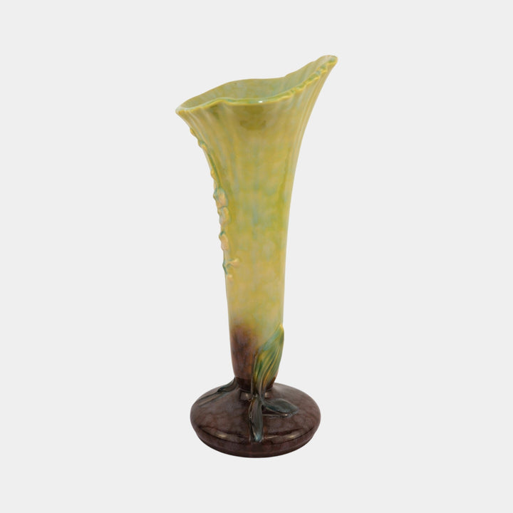 Roseville Wincraft Green 1948 Vintage Art Deco Pottery Ceramic Vase 286-12