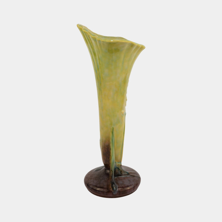 Roseville Wincraft Green 1948 Vintage Art Deco Pottery Ceramic Vase 286-12