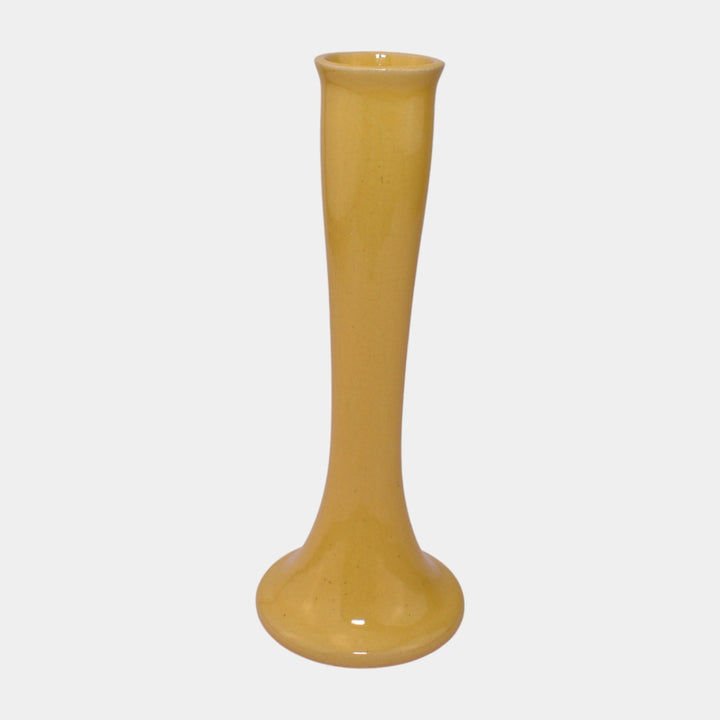 Roseville Pottery Rosecraft Colors 1921 Yellow Art Deco Bud Vase 44-8