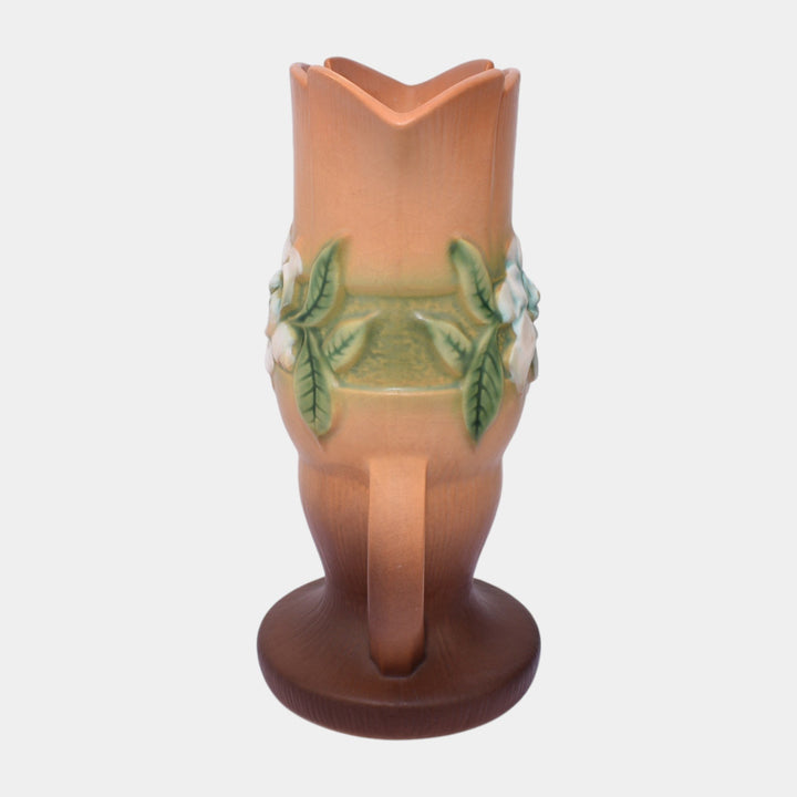 Roseville Gardenia Tan 1950 Mid Century Modern Art Pottery Flower Vase 685-10