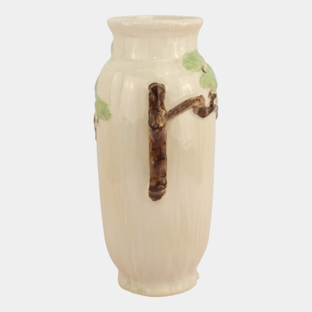 Roseville Ming Tree White 1949 Vintage Mid Century Modern Pottery Vase 583-10