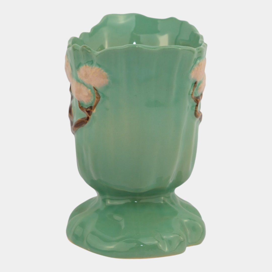 Roseville Ming Tree Green 1949 Vintage Mid Century Modern Art Pottery Vase 572-6