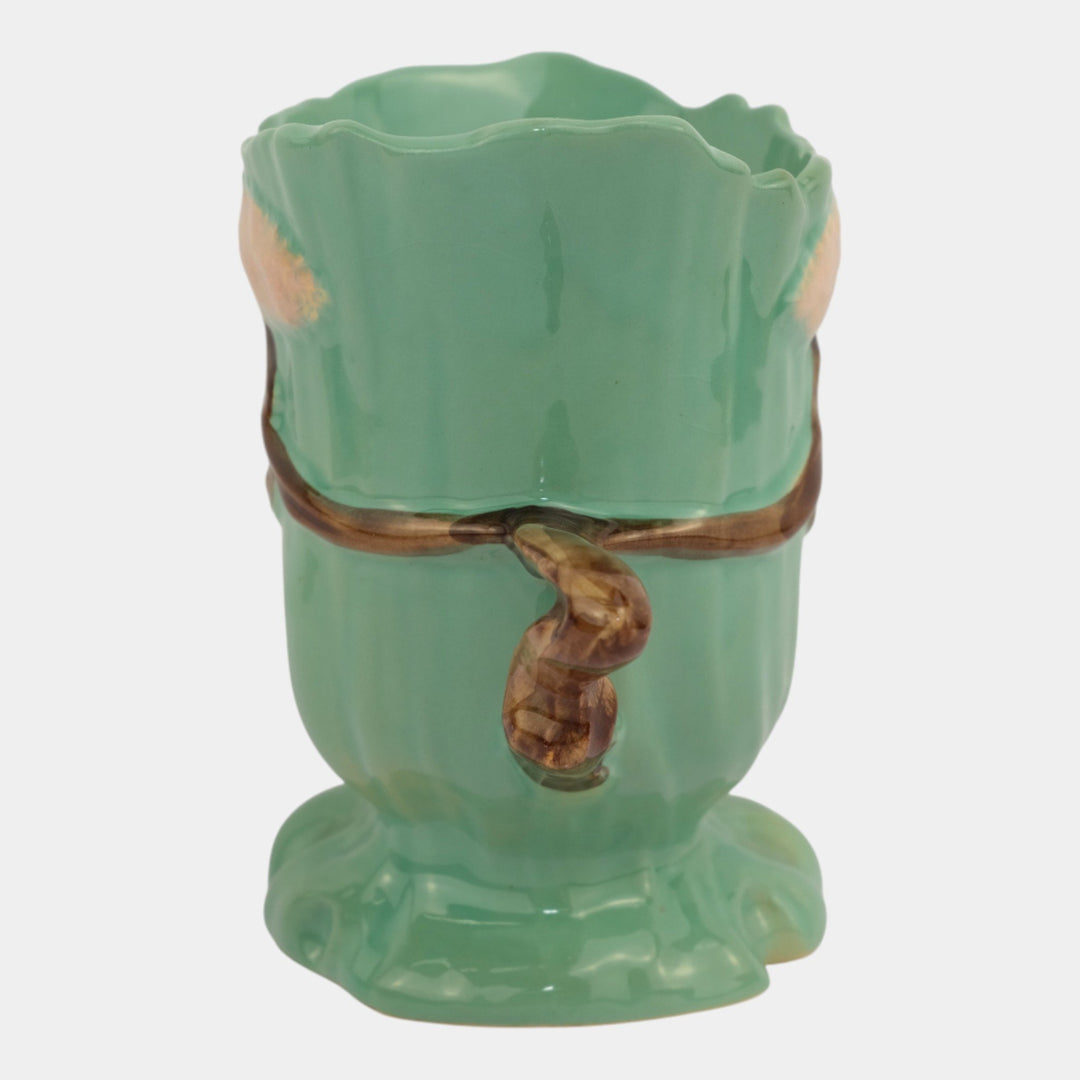 Roseville Ming Tree Green 1949 Vintage Mid Century Modern Art Pottery Vase 572-6