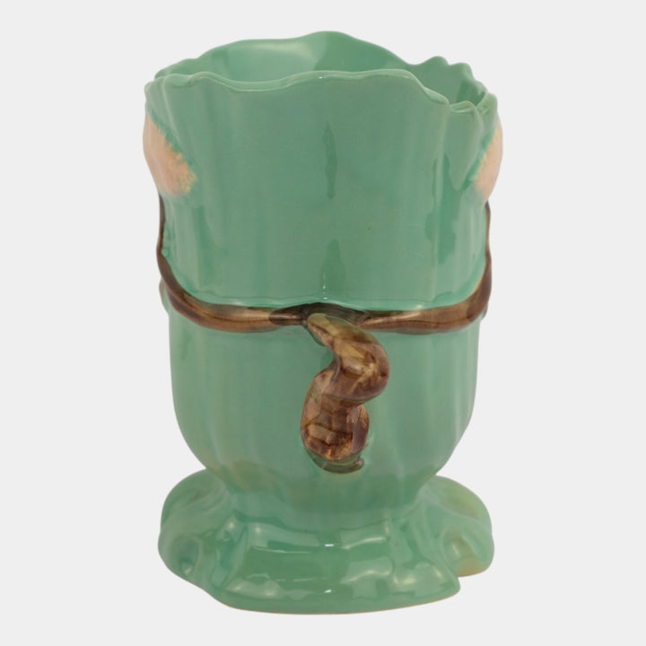 Roseville Ming Tree Green 1949 Vintage Mid Century Modern Art Pottery Vase 572-6