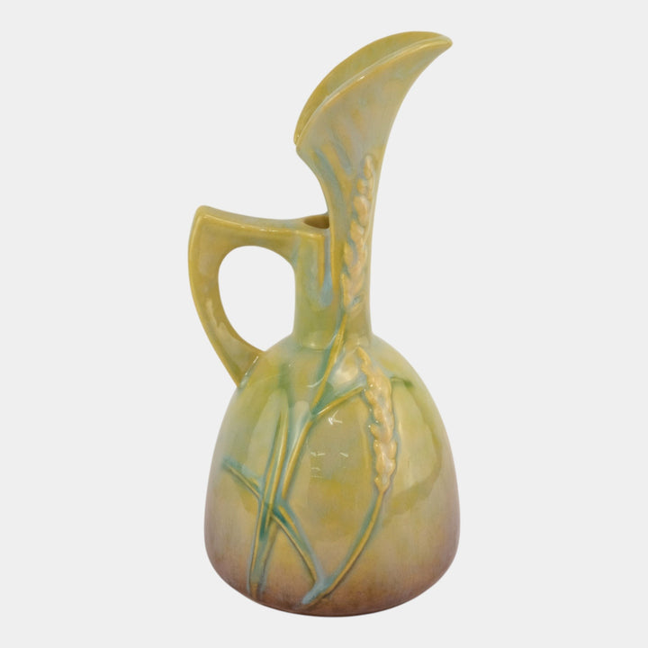 Roseville Wincraft Green 1948 Mid Century Modern Art Pottery Ceramic Ewer 216-8