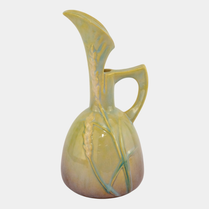 Roseville Wincraft Green 1948 Mid Century Modern Art Pottery Ceramic Ewer 216-8
