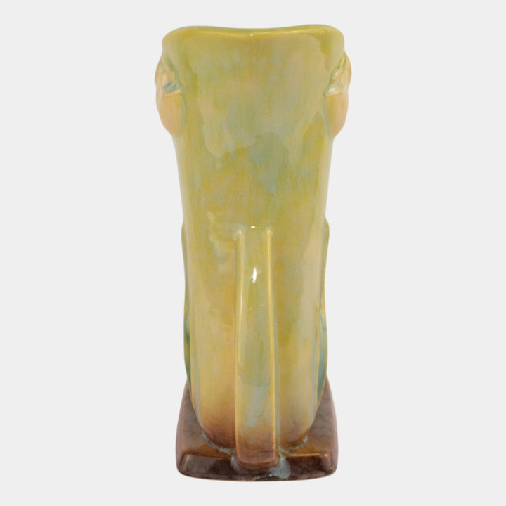 Roseville Wincraft Green 1948 Mid Century Modern Pottery Tulip Vase 282-8