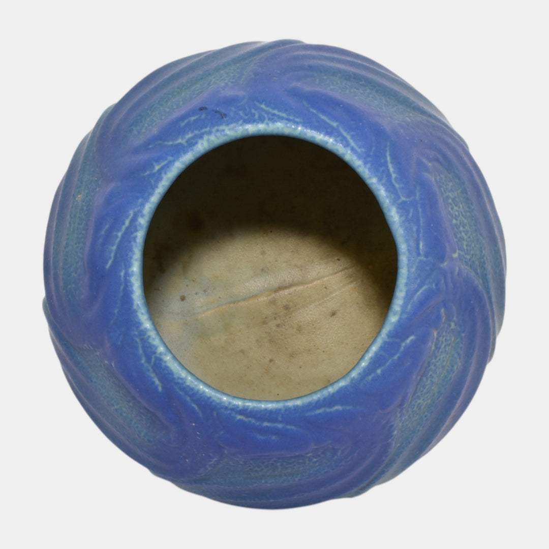 Van Briggle 1922-26 USA Vintage Arts And Crafts Pottery Blue Ceramic Vase 849