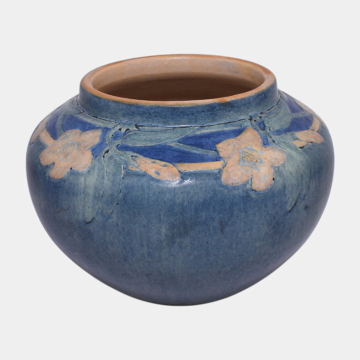 Newcomb College 1910 Vintage Arts & Crafts Pottery Floral Vase Henrietta Bailey - Just Art Pottery