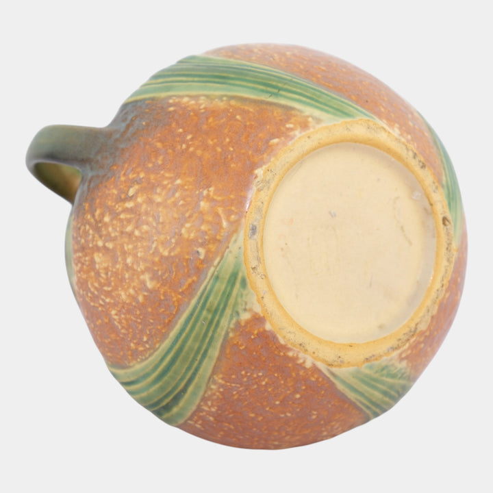 Roseville Jonquil Brown 1931 Vintage Arts And Crafts Pottery Ceramic Vase 526-6