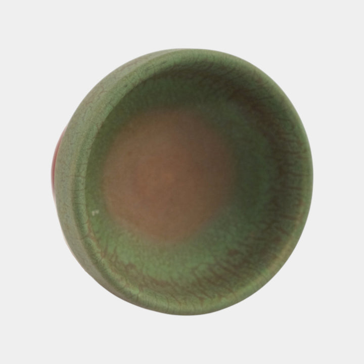 Rookwood Pottery 1908 Arts And Crafts Matte Pink Green Pedestal Compote 1614