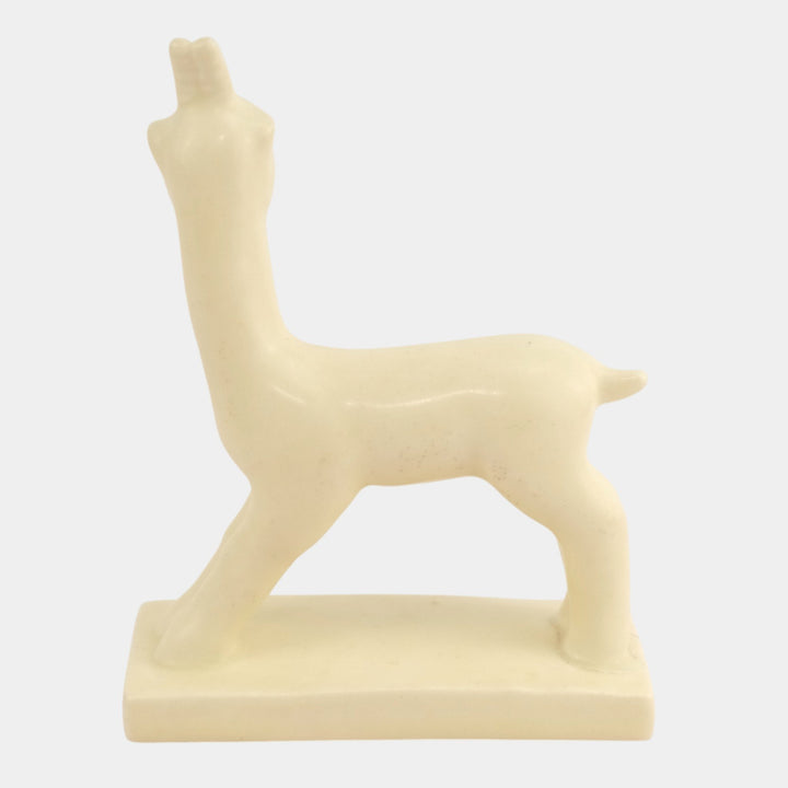 Rookwood 1934 Art Pottery Matte White Goat Paperweight Figurine 6170 Abel