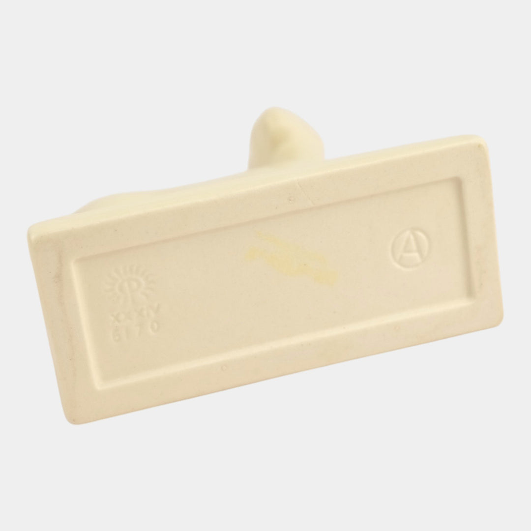 Rookwood 1934 Art Pottery Matte White Goat Paperweight Figurine 6170 Abel