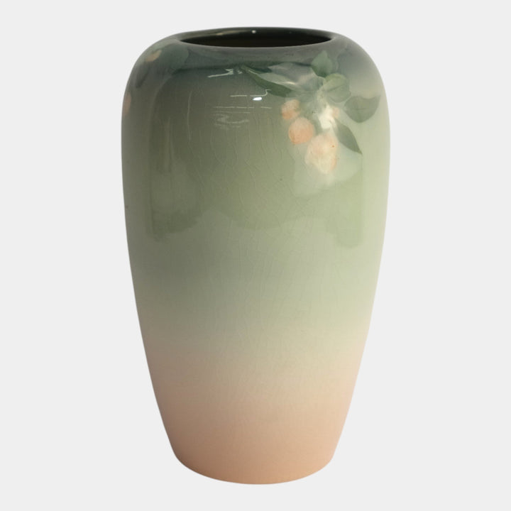 Rookwood Pottery 1910 Iris Glaze Vase with Cherry Blossoms Vase 1126C Asbury