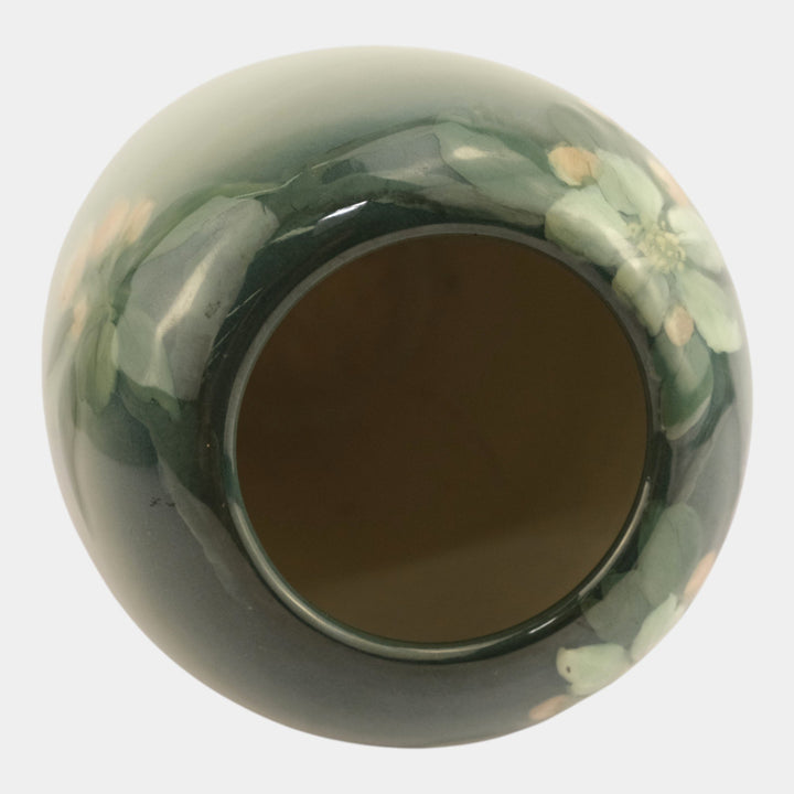 Rookwood Pottery 1910 Iris Glaze Vase with Cherry Blossoms Vase 1126C Asbury