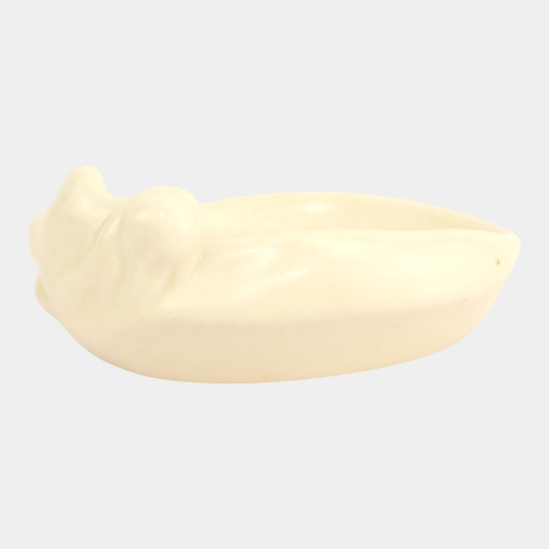 Rookwood Pottery 1926 Matte Ivory Ceramic Figurine Nude Tray 2595 - Just Art Pottery