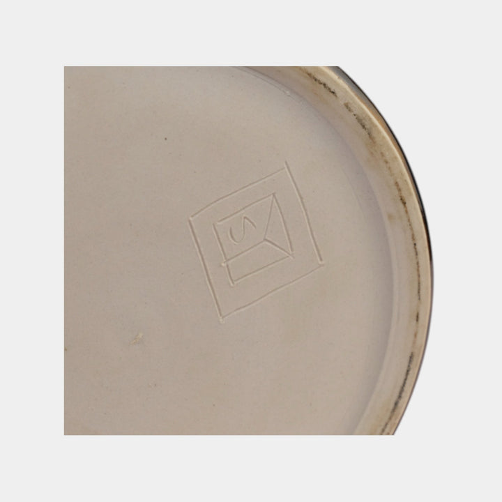 Calmwater Designs Stephanie Young Studio Pottery Scenic Heron Fish Floor Vase