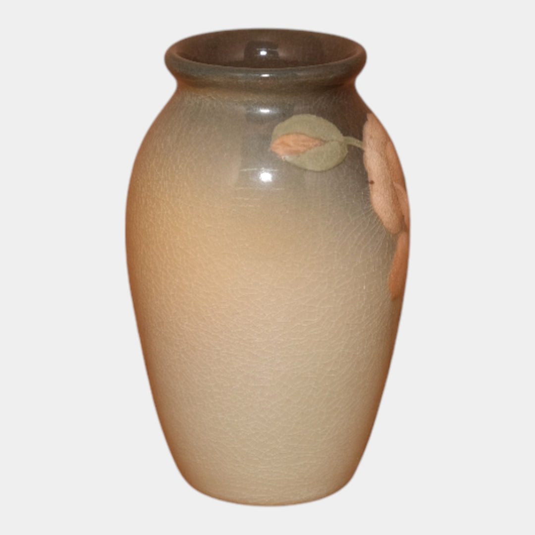 Rookwood Pottery 1904 Iris Glaze Ceramic Blooming Poppy Flower Vase 568E Zettel