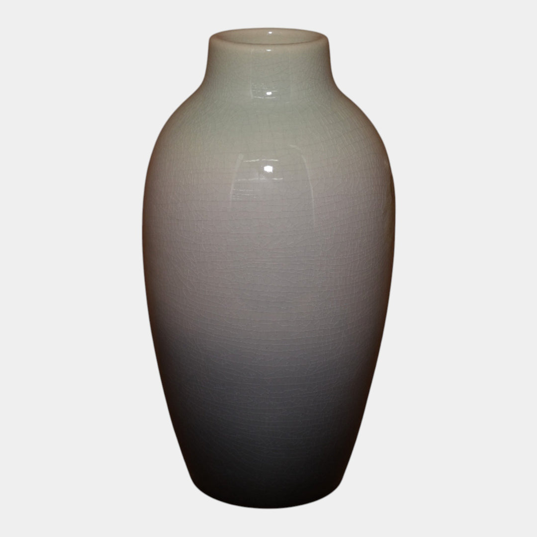 Rookwood Pottery 1907 Iris Glaze White Blooming Flower Ovoid Vase 940D Sax