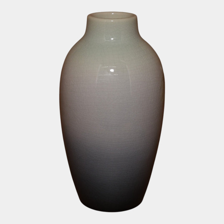 Rookwood Pottery 1907 Iris Glaze White Blooming Flower Ovoid Vase 940D Sax