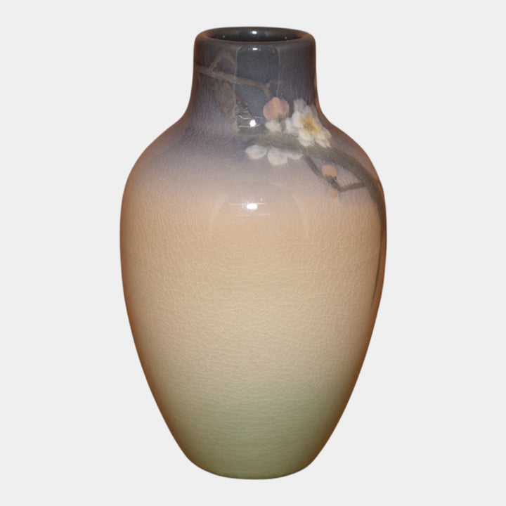 Rookwood Pottery 1906 Iris Glaze Ceramic Cherry Blossom Flower Vase 905E Asbury
