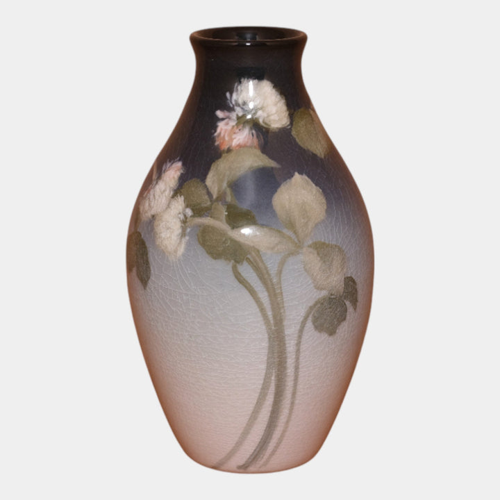 Rookwood Pottery 1903 Iris Glaze Ceramic Clover Flower Vase 741C Rothenbusch