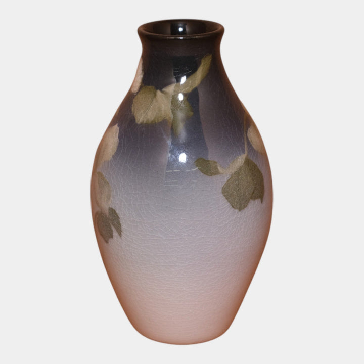 Rookwood Pottery 1903 Iris Glaze Ceramic Clover Flower Vase 741C Rothenbusch