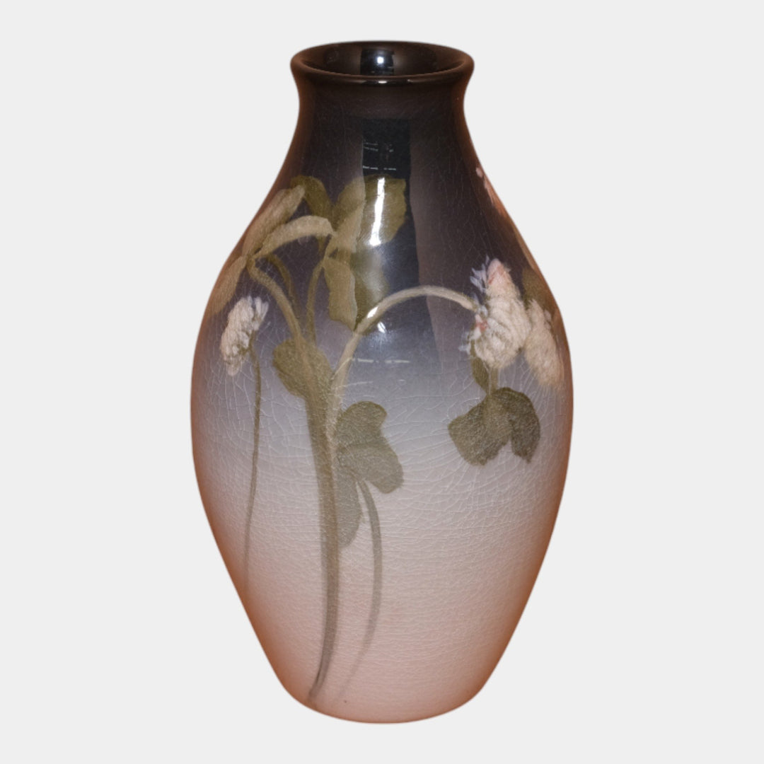 Rookwood Pottery 1903 Iris Glaze Ceramic Clover Flower Vase 741C Rothenbusch