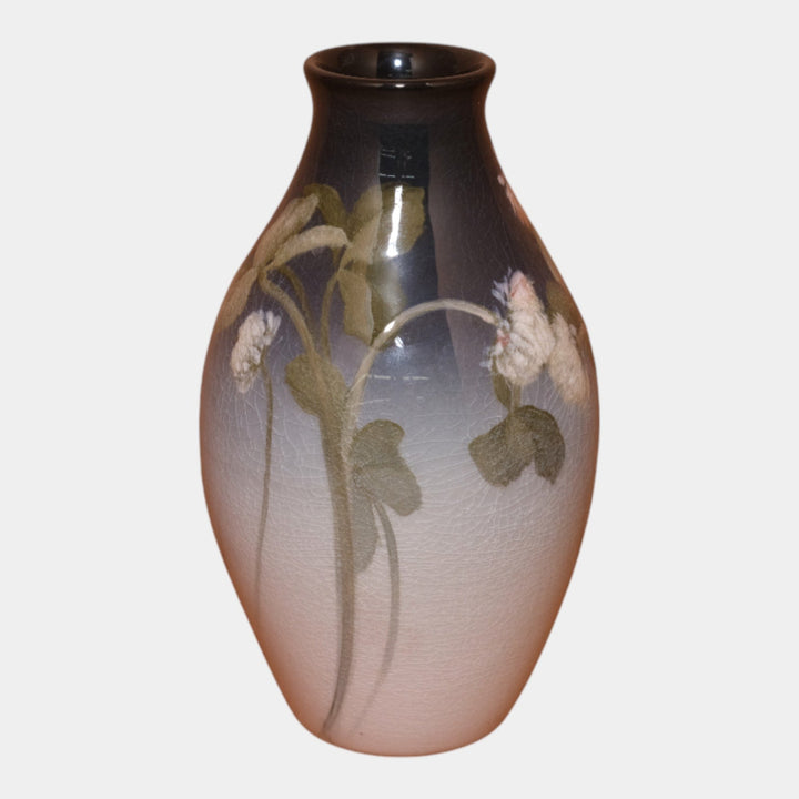 Rookwood Pottery 1903 Iris Glaze Ceramic Clover Flower Vase 741C Rothenbusch