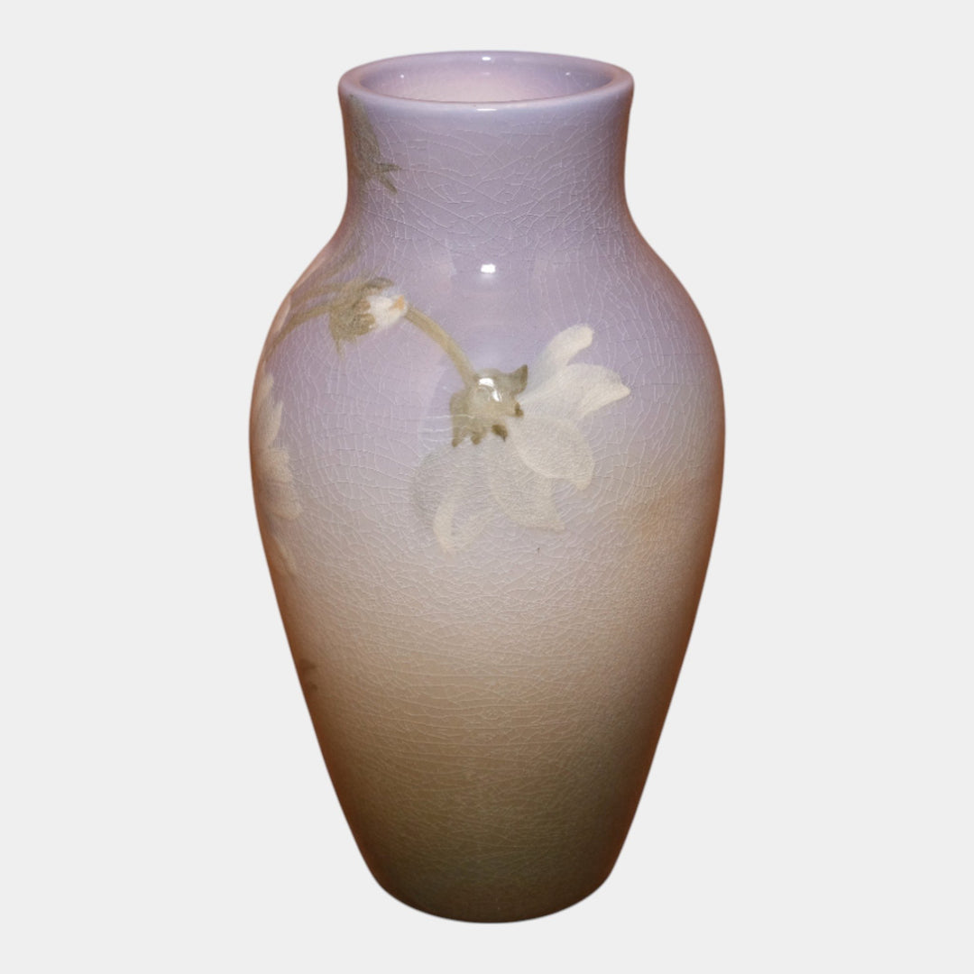 Rookwood Pottery 1903 Iris Glaze Ceramic Daisies In Bloom Flower Vase 926C Baker