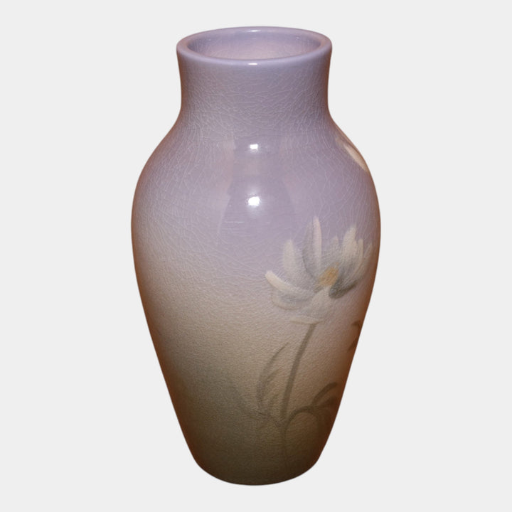 Rookwood Pottery 1903 Iris Glaze Ceramic Daisies In Bloom Flower Vase 926C Baker