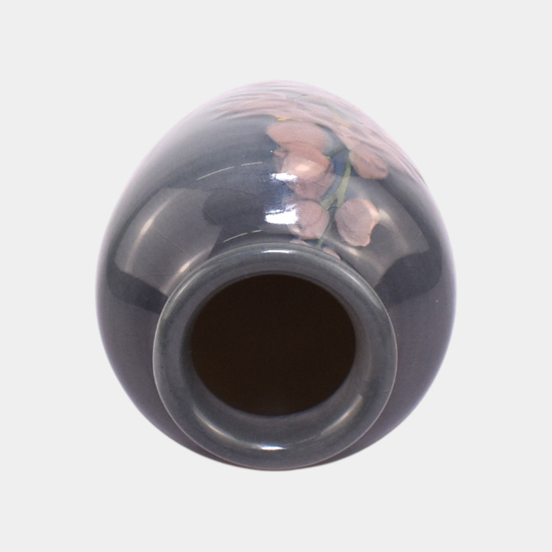 Rookwood Pottery 1900 Iris Glaze Ceramic Foxglove Flower Vase 614F Fechheimer - Just Art Pottery