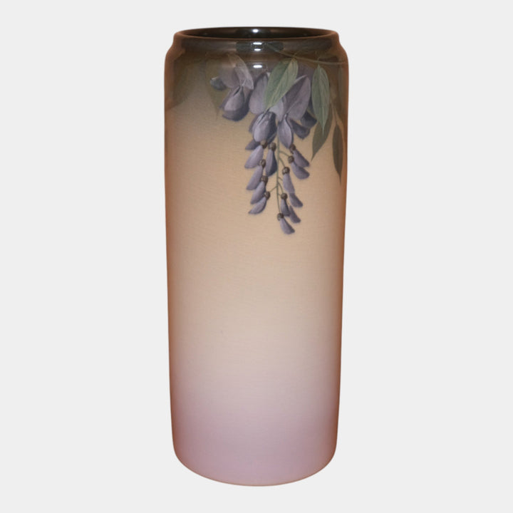Rookwood Pottery 1911 Iris Glaze Wisteria Flower Cylindrical Vase 952D Schmidt
