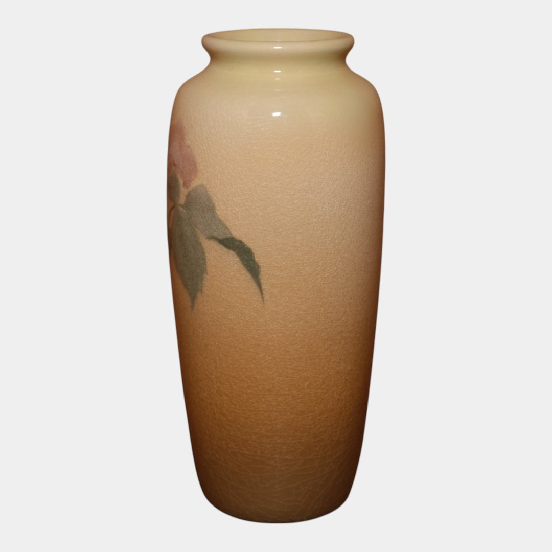 Rookwood Pottery 1904 Iris Glaze Pink Dogwood Flower Vase 904 Rothenbusch - Just Art Pottery