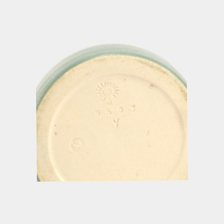 Rookwood Pottery 1906 Vellum Glaze Blue Iris In Bloom Floral Vase 950C Schmidt