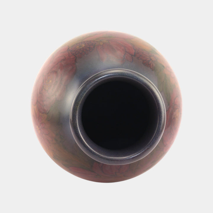 Rookwood Pottery 1925 Vellum Glaze Multi Color Floral Large Vase 2246C Lincoln