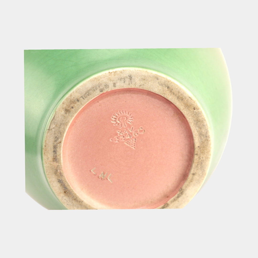 Rookwood Pottery 1925 Vellum Glaze Multi Color Floral Large Vase 2246C Lincoln