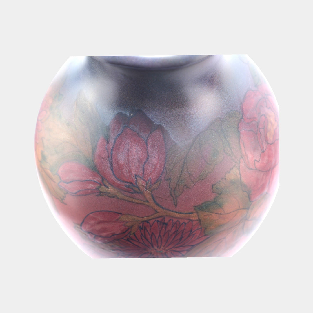 Rookwood Pottery 1925 Vellum Glaze Multi Color Floral Large Vase 2246C Lincoln