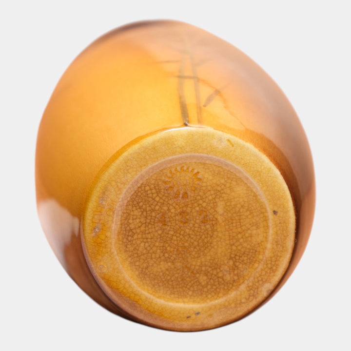 Rookwood Pottery 1898 Standard Glaze Ceramic Flower Vase 482 Sax - Just Art Pottery