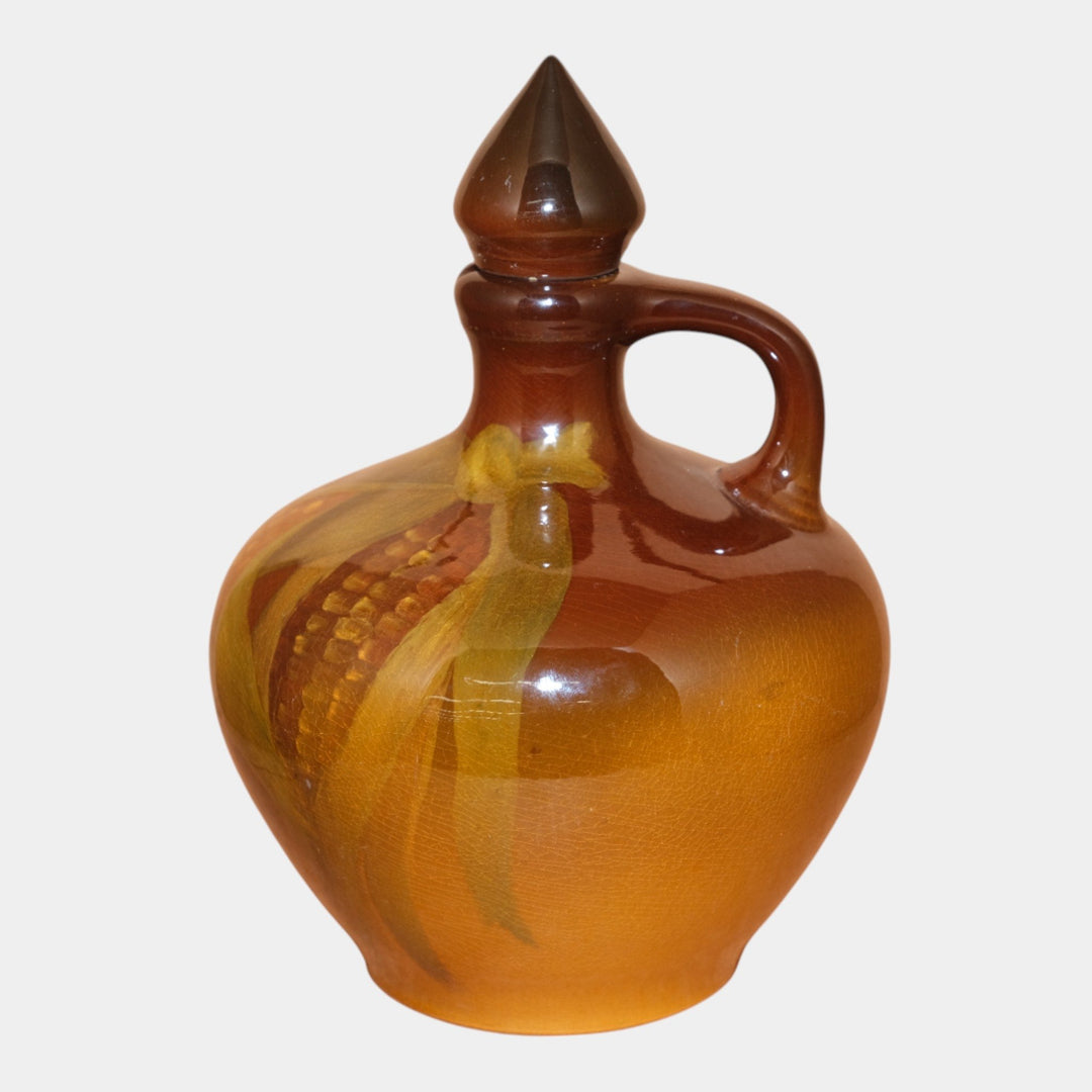 Rookwood Pottery 1902 Standard Glaze Ceramic Corn Lidded Jug 675 Lindeman - Just Art Pottery